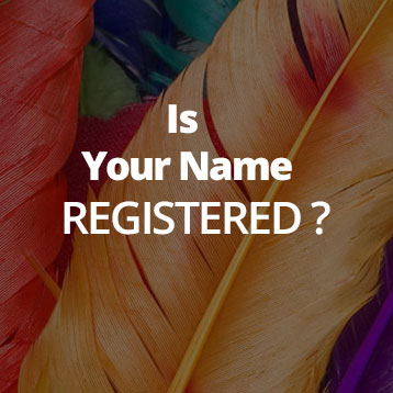 Is your name registered ?