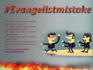 Evangelist mistake